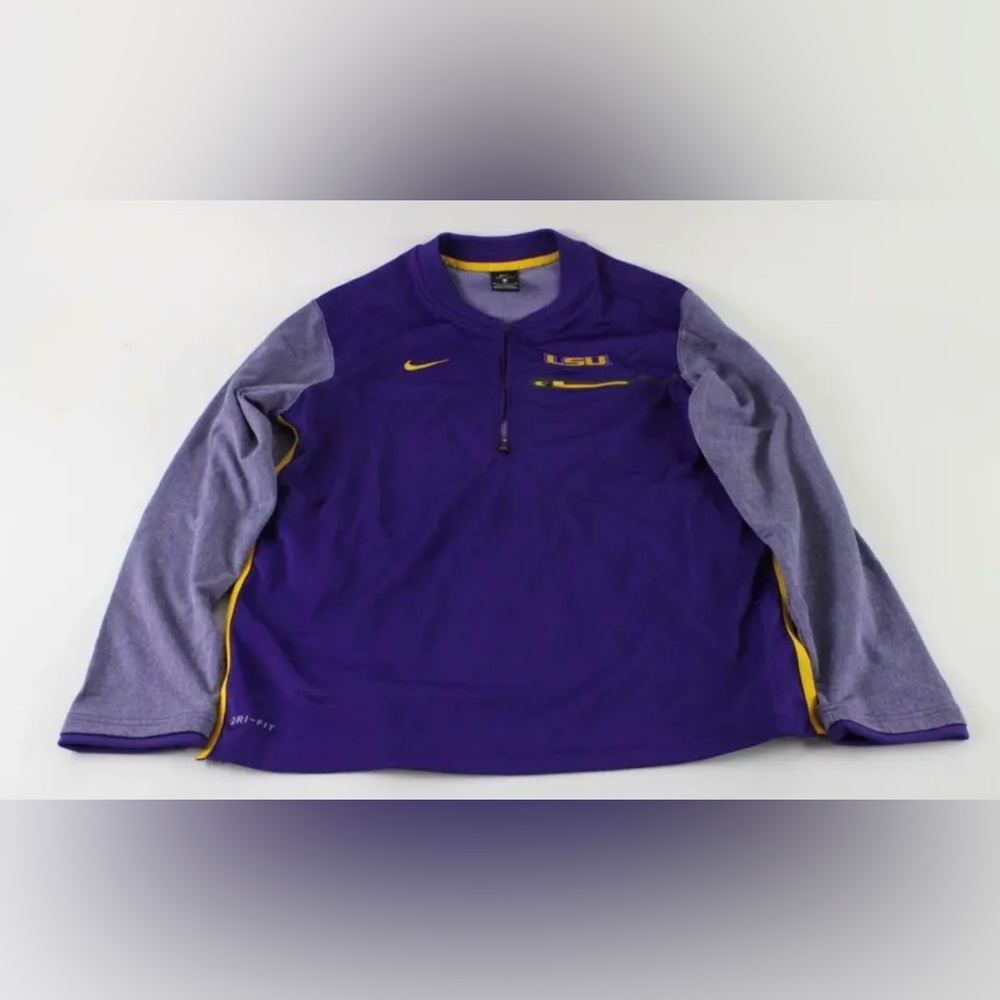 New with tag! Men's Nike Purple LSU Tigers Performance Polo Shirt Size M